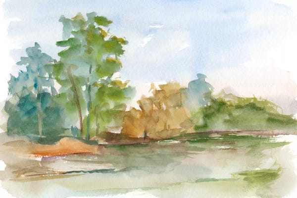 Countrysides: Impressionist Watercolor III by Ethan Harper