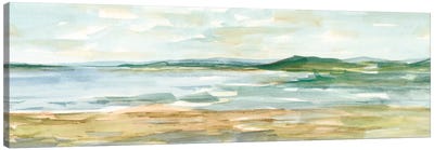 Panoramic Seascape I Canvas Art Print - Hill & Hillside Art