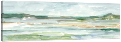Panoramic Seascape II Canvas Art Print - Hill & Hillside Art