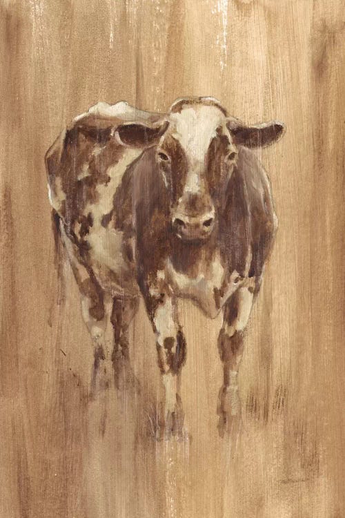 Wood Panel Cow