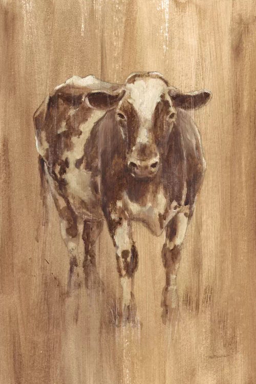 Wood Panel Cow by Ethan Harper wall art