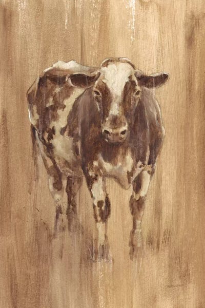 Ethan Harper: Wood Panel Cow by Ethan Harper