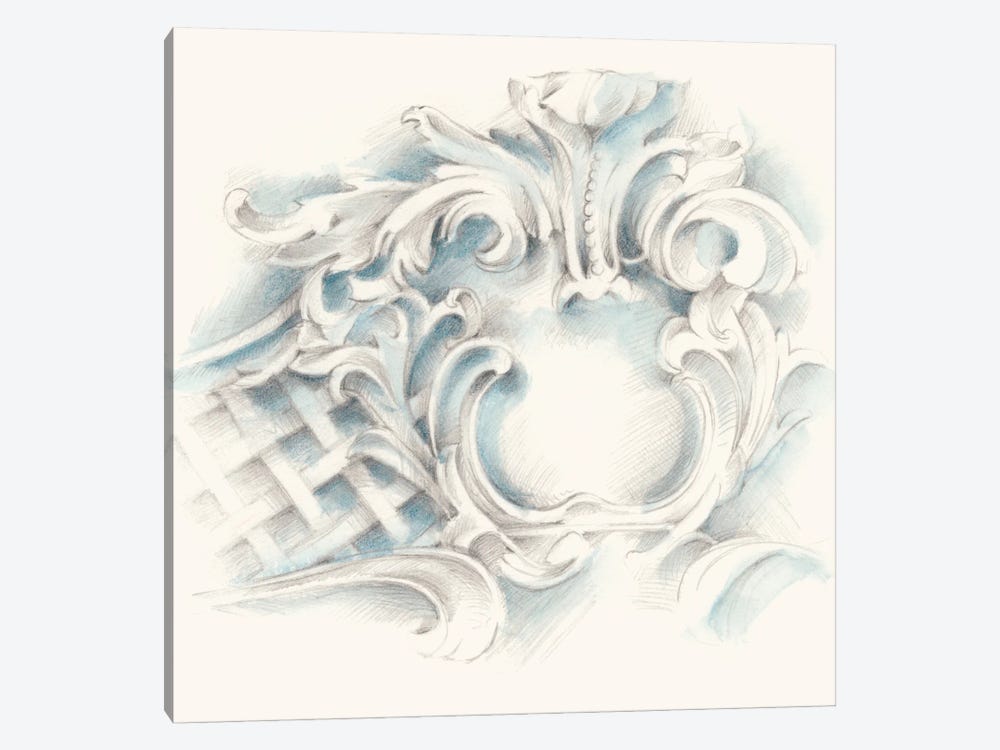 Acanthus Ornament I by Ethan Harper 1-piece Canvas Print
