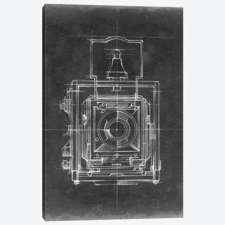 Camera Blueprints I Canvas Print #EHA29} by Ethan Harper Canvas Print
