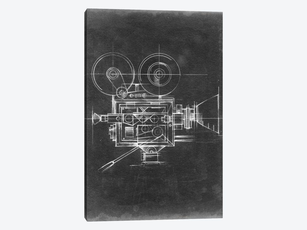 Camera Blueprints II by Ethan Harper 1-piece Canvas Art Print