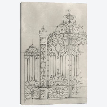 Iron Gate Design I Canvas Print #EHA310} by Ethan Harper Canvas Art
