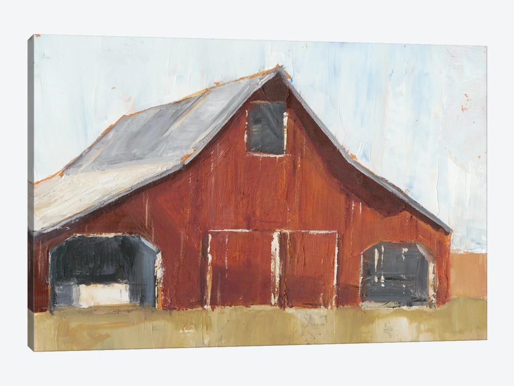 Rustic Red Barn I by Ethan Harper 1-piece Canvas Print