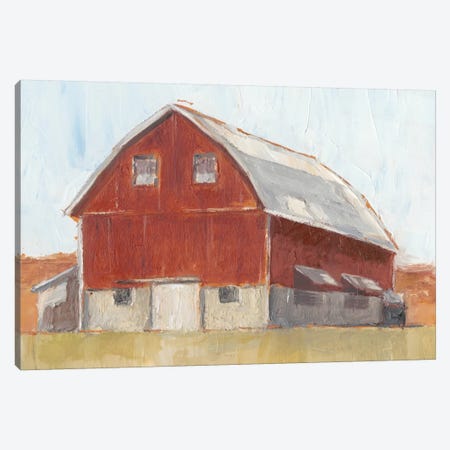Rustic Red Barn II Canvas Print #EHA325} by Ethan Harper Canvas Artwork