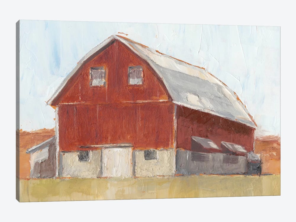 Rustic Red Barn II by Ethan Harper 1-piece Canvas Wall Art