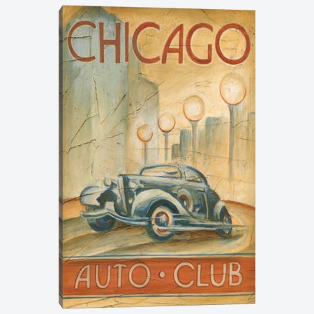 Chicago Auto Club Canvas Print #EHA32} by Ethan Harper Canvas Art
