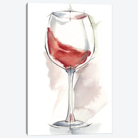 Wine Glass Study IV Canvas Print #EHA339} by Ethan Harper Canvas Art