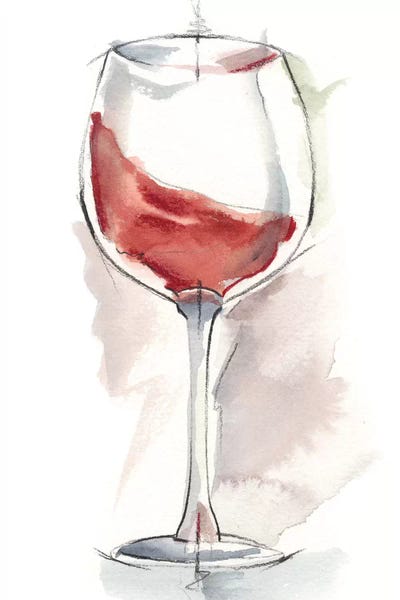 Wine: Wine Glass Study IV by Ethan Harper