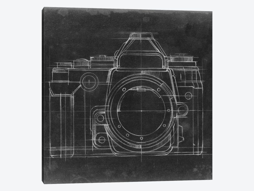 Camera Blueprints IV by Ethan Harper 1-piece Canvas Wall Art