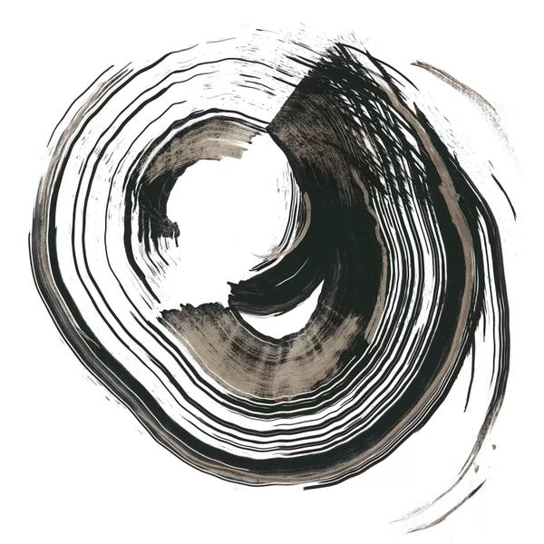 Black & White Minimalist Décor: Circulation Study II by Ethan Harper