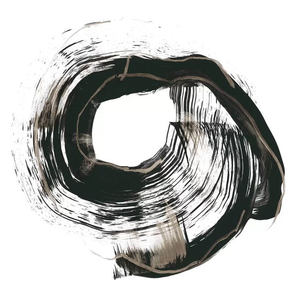 Black & White Minimalist Décor: Circulation Study III by Ethan Harper
