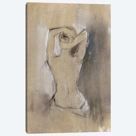 Contemporary Draped Figure I Canvas Print #EHA352} by Ethan Harper Canvas Artwork