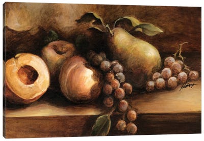Classic Still Life I Canvas Art Print - Pear Art