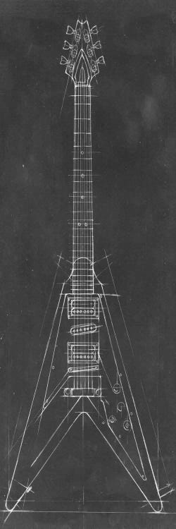 Electric Guitar Blueprint I