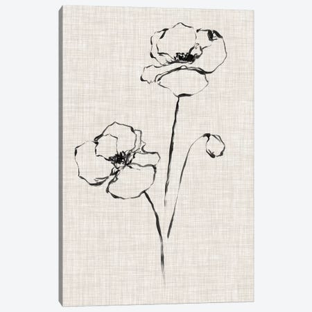 Floral Ink Study III Canvas Print #EHA414} by Ethan Harper Canvas Art