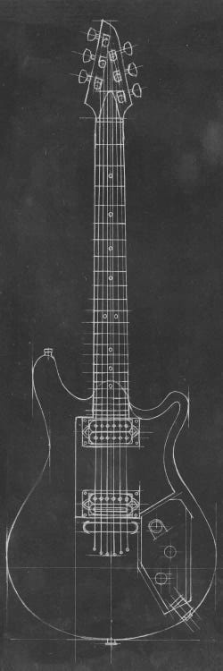 Electric Guitar Blueprint II