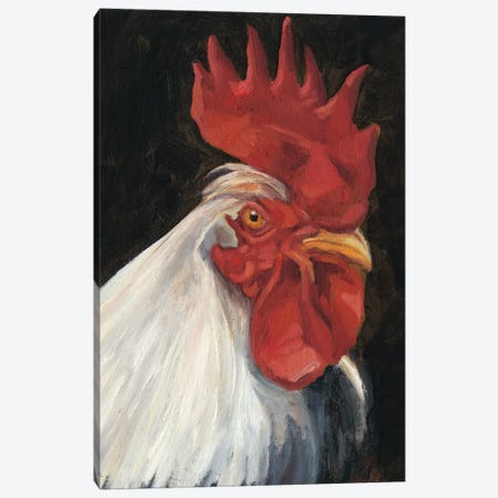 Rooster Portrait I Canvas Print #EHA435} by Ethan Harper Canvas Artwork