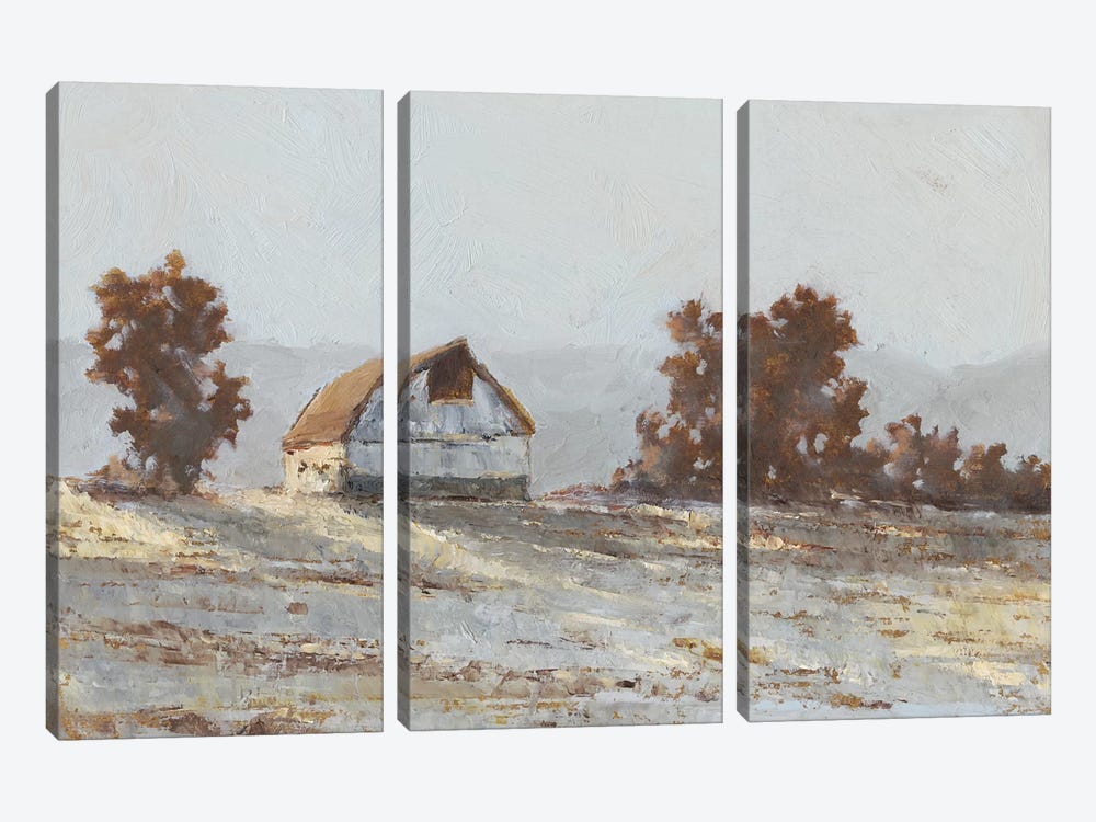 Snow Covered Hillside I by Ethan Harper 3-piece Canvas Wall Art
