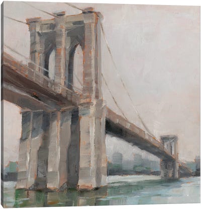 Spanning The East River I Canvas Art Print - Brooklyn Art