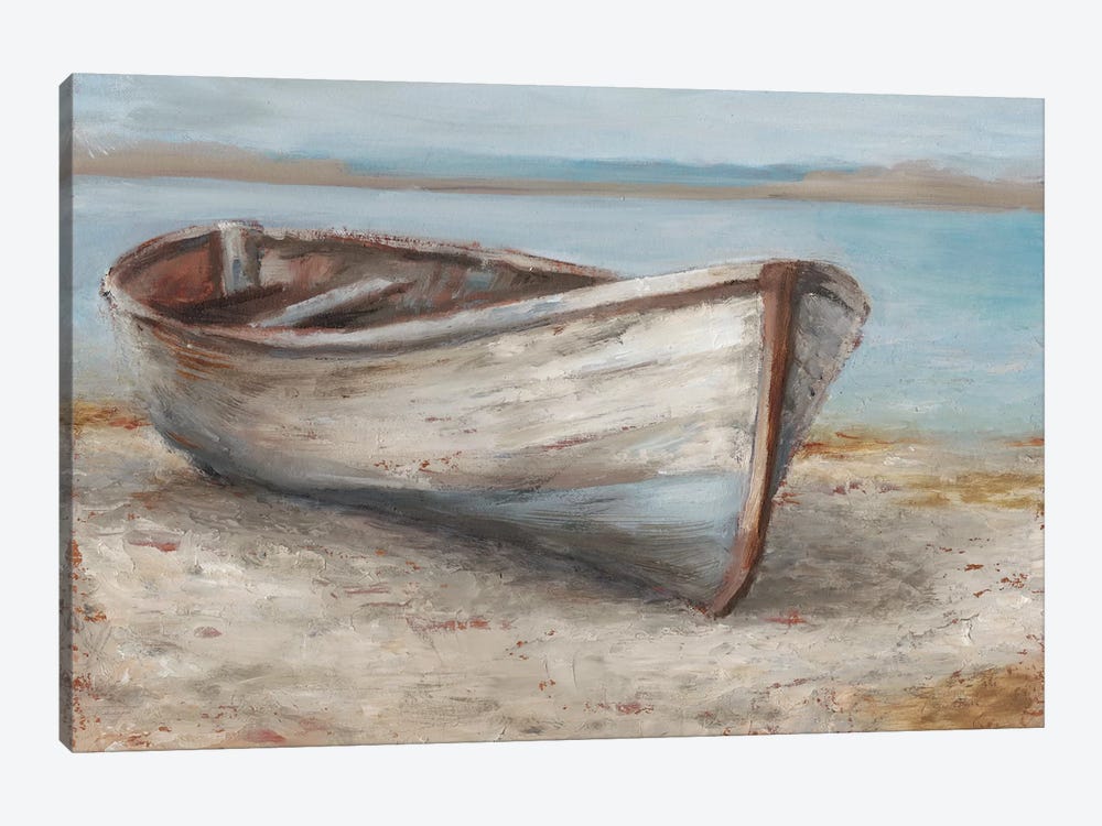 Whitewashed Boat I by Ethan Harper 1-piece Canvas Print