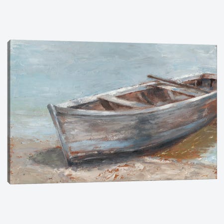 Whitewashed Boat II Canvas Print #EHA448} by Ethan Harper Canvas Wall Art