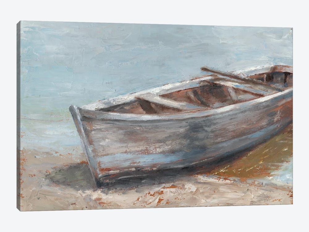 Whitewashed Boat II by Ethan Harper 1-piece Canvas Artwork