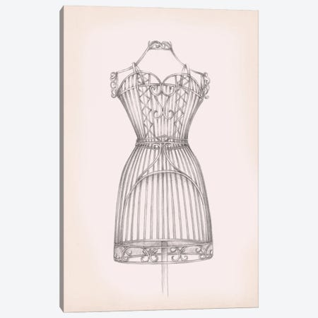 Antique Dress Form I Canvas Print #EHA453} by Ethan Harper Canvas Art Print