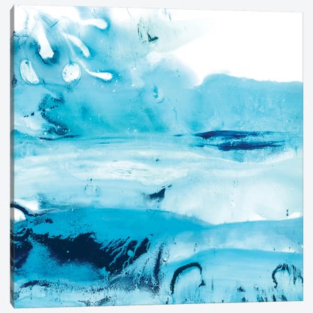Blue Currents IV Canvas Print #EHA468} by Ethan Harper Canvas Art