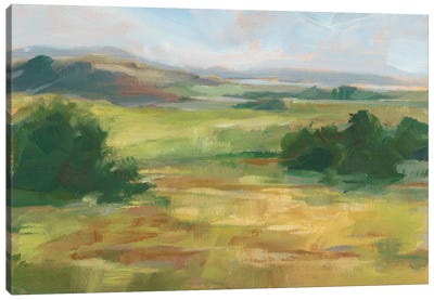 Green Valley I Canvas Art Print - Ethan Harper