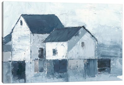 Indigo Barns I Canvas Art Print - Ethan Harper