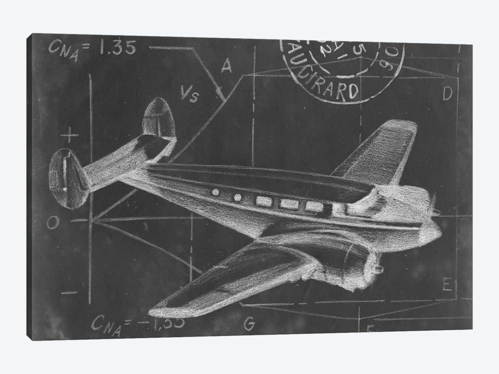Flight Schematic IV by Ethan Harper 1-piece Art Print