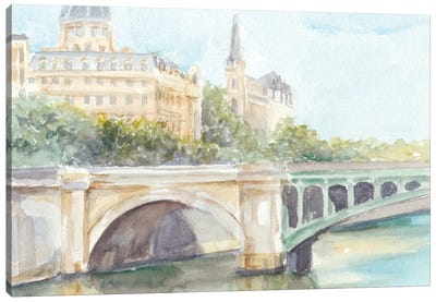 French Bridge Study IV Canvas Art Print - Ethan Harper