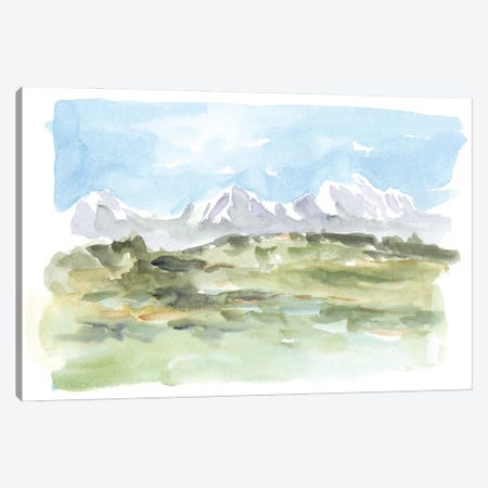 Mountain Watercolor I Canvas Print #EHA539} by Ethan Harper Canvas Wall Art