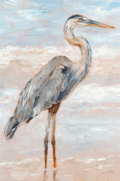 Herons: Beach Heron I by Ethan Harper