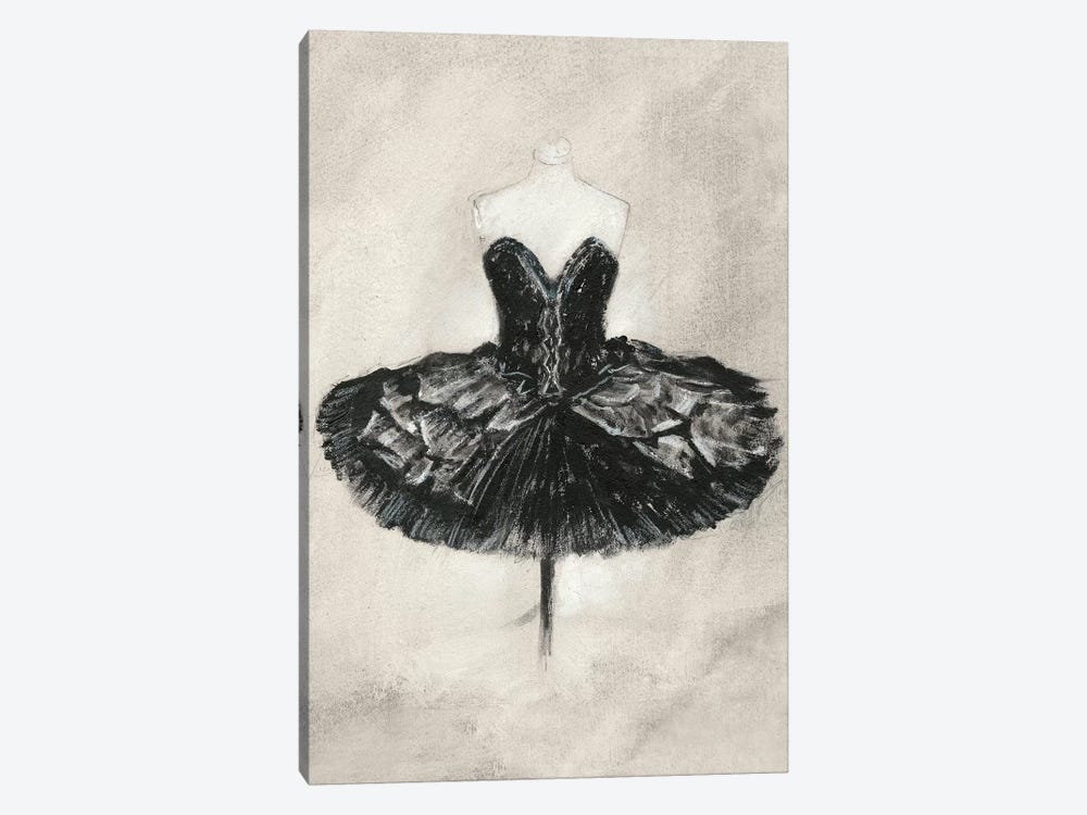 Black Ballet Dress I by Ethan Harper 1-piece Art Print