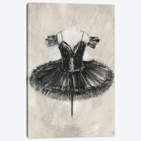 Black Ballet Dress II Canvas Print #EHA587} by Ethan Harper Canvas Wall Art