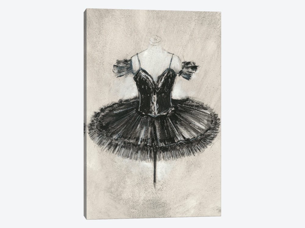 Black Ballet Dress II by Ethan Harper 1-piece Canvas Wall Art