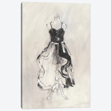 Black Evening Gown II Canvas Print #EHA589} by Ethan Harper Canvas Print