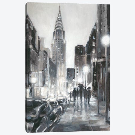 Illuminated Streets II Canvas Print #EHA599} by Ethan Harper Canvas Artwork