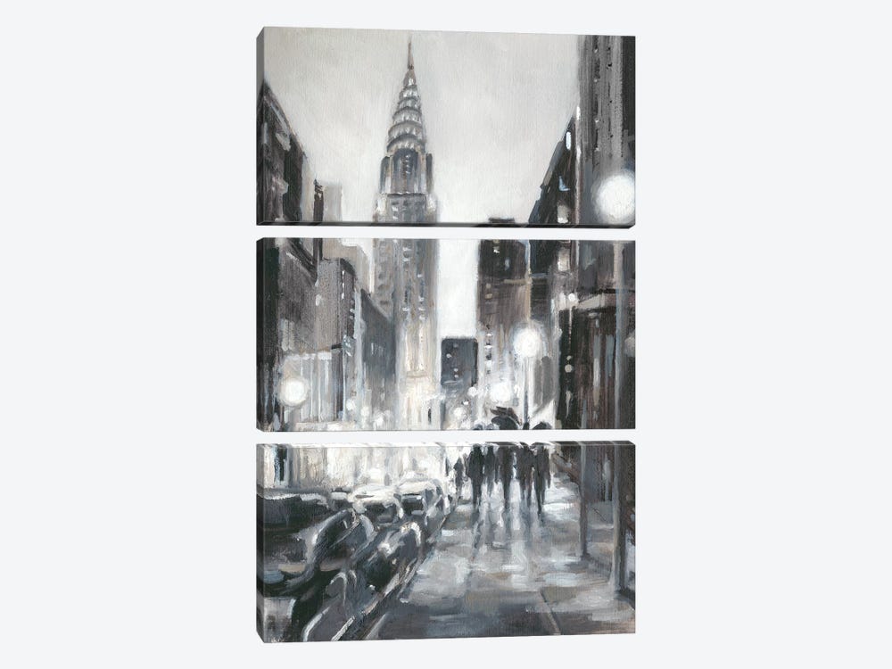 Illuminated Streets II by Ethan Harper 3-piece Art Print