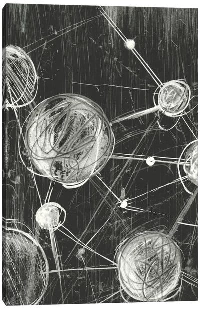 Molecular Fusion I Canvas Art Print - Modern Scientific