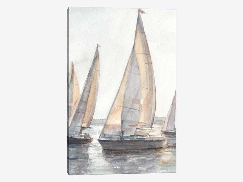 Plein Air Sailboats I by Ethan Harper 1-piece Canvas Art Print