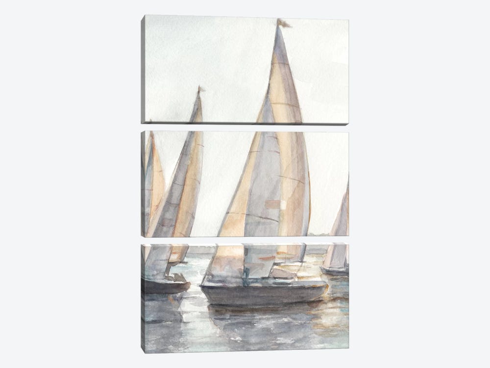 Plein Air Sailboats I by Ethan Harper 3-piece Art Print