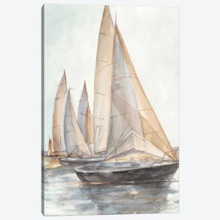 Plein Air Sailboats II Canvas Print #EHA601} by Ethan Harper Canvas Art