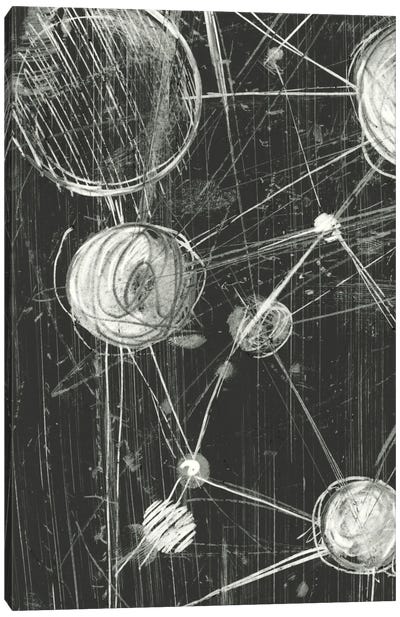 Molecular Fusion II Canvas Art Print - Modern Scientific