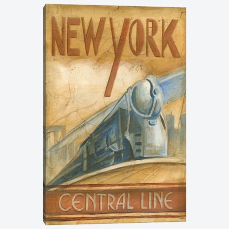 New York Central Line Canvas Print #EHA61} by Ethan Harper Canvas Print